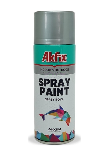 Akfix Akrilik Sprey Boya 400Ml Alüminyum Jant Efekt