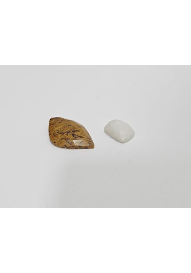 Kabaşon Kesim Kuvars Doğal Taş 24 Gram Lot 22 renkli