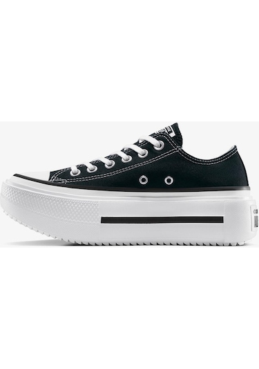 Chuck Taylor All Star Lift Double Stack Platform Kadın Siyah Sneaker-9279 001-siyah