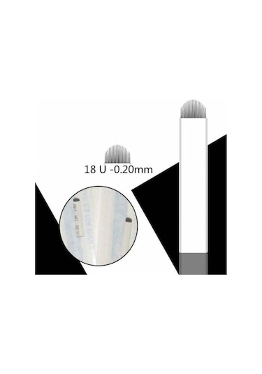 XLine Tattoo 18 U Kalıcı Makyaj Microblading İğnesi 10 Adet