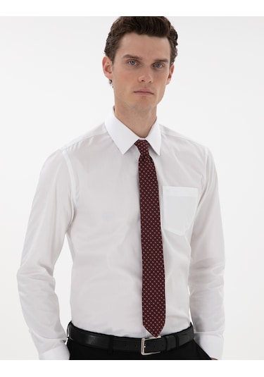 Pierre Cardin Erkek Beyaz Gömlek Basic 50302972-vr013 Beyaz