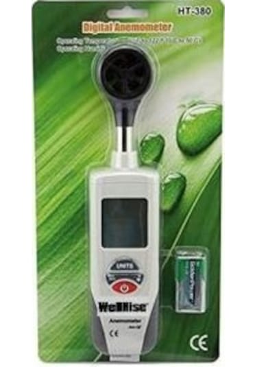 Wellhise Ht-380 Rüzgar Hızı Ölçer Dijital Anemometre