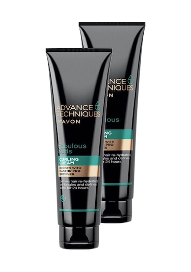 Avon Advance Techniques Bukle Şekillendirici Durulanmayan Saç Bakım Kremi 2 x 150 ML