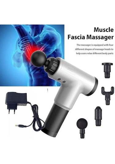 Kas Rahatlatıcı Şarjlı 4 Başlıklı Darbeli Titreşimli 5256 Çok Renkli