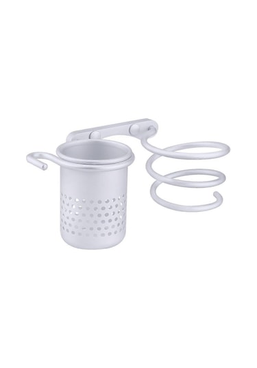 Ganzhoushop Saç Kurutma Makinesi Rafı Çok İşlevli Alüminyum Saç Kurutma Makinesi Rafı Banyo Depolama Rafı Çok Renkli