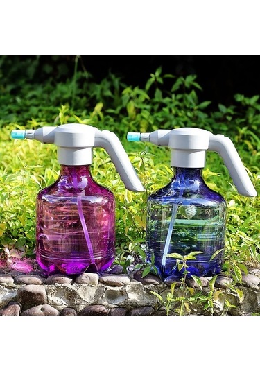 Tongxida 3l Ev Tipi Bahçe Elektrikli Sulama Kovası Spreyi, Mavi + Genişletilebilir Nozul
