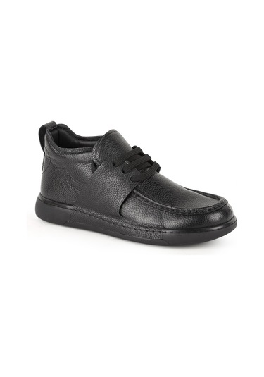 Libero L5756 City Chukka - Mid-cut Erkek Deri Kürklü Bot Siyah