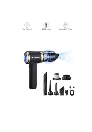 Torima LT-132 Mini Şarjlı Araç El Süpürgesi