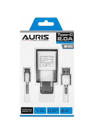 Auris 2A Type-C Set Şarj Cihazı ARS-CH29