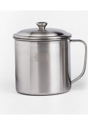 Ganzhoushop Yetişkin Suyu Sones Saplı Paslanmaz Kapaklı Kalın İçme Ev Ekstra Çocuk Çelik Bardak Bardağı Ağız Adet 5 304 11cm Sr Termos Özellikli Diğer