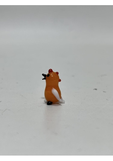 El Yapımı Mini Murano Cam Tavuk Biblo A171-10