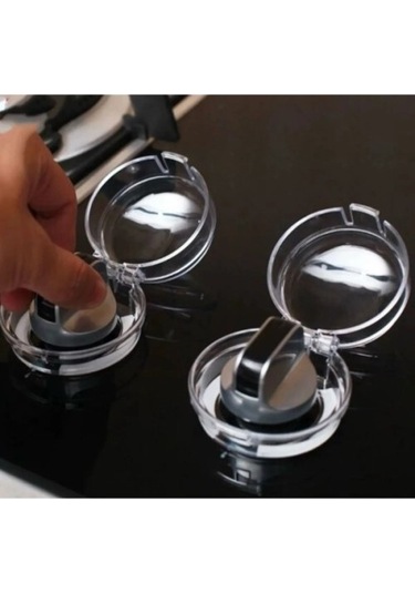 Ocak Düğmesi Koruyucu Kapak 2 Adet Çok Renkli