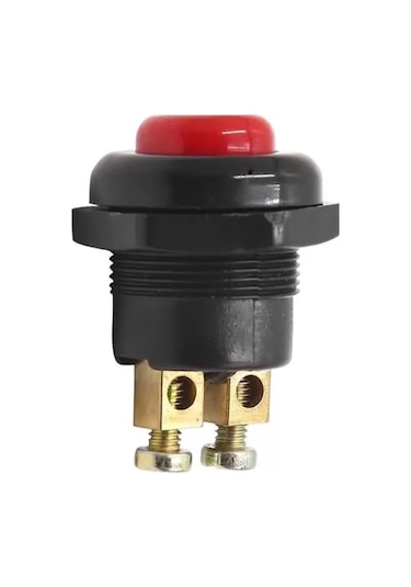Ic-180a-1 22mm Plastik 2p Marş Korna Butonu Kırmızı
