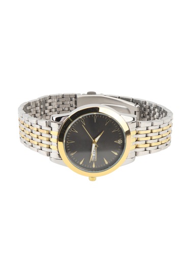 Xindoker Erkekler İçin Akıllı Kuvars Kol Saati, İki Takvimli, Su Geçirmez, Parlak İşlevli, Gümüş Renkli Çelik Kordon, İş Ve Günlük Kullanım Altın