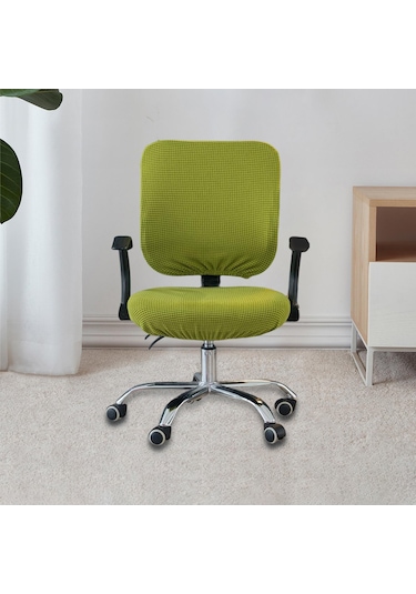 Suntek Çıkarılabilir Streç Yumuşak Slipcover Sarı-yeşil