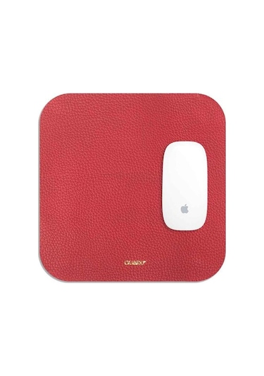 Guard Kırmızı Hakiki Deri Mouse Pad 30x27 Cm P30x27
