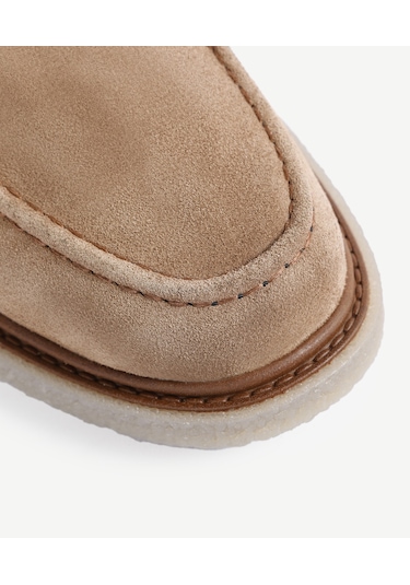 Yargıcı Retro Görünümlü Lastikli Bot Kahverengi