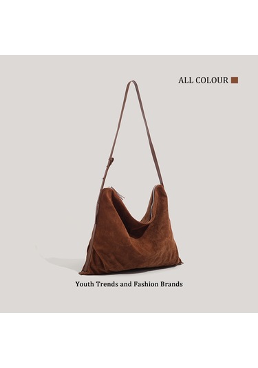 Charhp&kejnt Leopar Desenli Seyahat Çantası 2025 Yeni Sonbahar Ve Kış Moda Sırt Çantası Retro Trend Büyük Kapasiteli Omuz Çantası Kahverengi Kahverengi