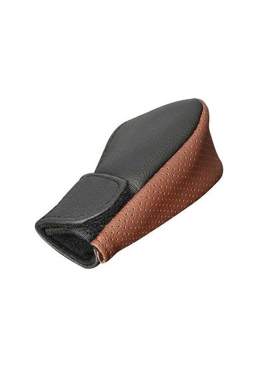 Dancemonkey Pu Deri Araba Vites Topuzu Nefes Alabilir Kaymaz - Kahverengi / Siyah Kahverengi Siyah