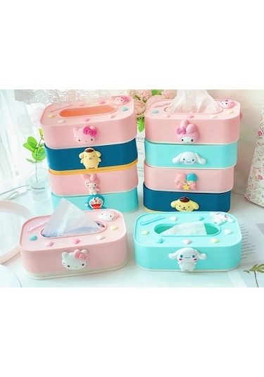A-kawaii Yaratıcı Kaldırılabilir Doku Kutusu Islak Mendiller Dispenseri Tutucu Peçete Kutusu Yatak Odası Oturma Peçetelik 46865981