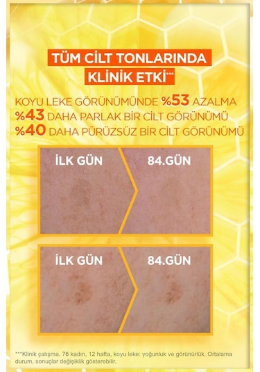 Garnier C Vitamini Parlak Fluid Koruyucu Yüz Güneş Kremi SPF50+ 2 x 40 ML