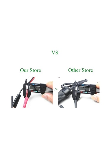 Chuangyinshop 12v 50a Rv Uzatma Kablosu Akü Kelepçeli Araç Soket Adaptörü 1 Adet