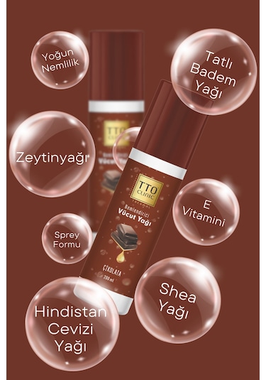 Tto Clinic Vücut Yağı Çikolata 200 Ml (Çay Ağacı Yağı/Tea Tree Oil)