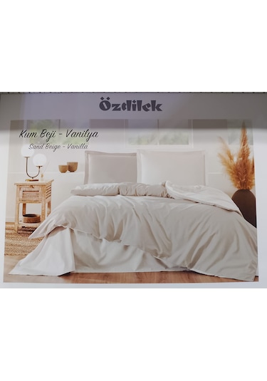 Özdilek Colourist Kum Beji - Vanilya Çift Kişilik Nevresim Takımı Kum Beji - Vanilya