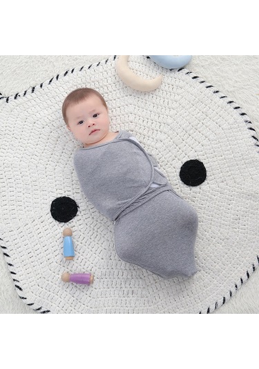 Moveevo Bebek Battaniyesi Yenidoğan Uyku Tulumu Kundak Örtüsü Pamuklu 2'li Paket Yeşil Beden S Yeşil