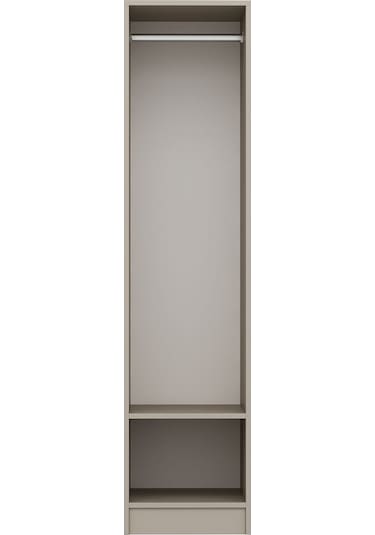 Minar Kale 1 Kapaklı Dolap Mebran Panjur 190cm - Kumtaşı/kumtaşı - Askılıklı Kumtaşı