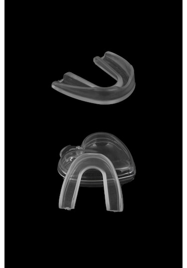 Kalp Kutulu Çocuk Boks Kick Boks Basketbol Silikon Dişlik Ko384 Şeffaf