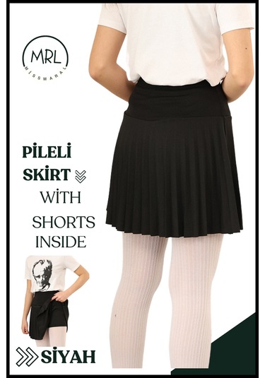 Kız Çocuk Pileli Siyah Etek Yüksek Bel İçi Şortlu Likra Kumaş Okul-oyun-spor-etkinlik Eteği 4103 Siyah Kız Çocuk Pileli Siyah Etek Yüksek Bel İçi Şortlu Likra Kumaş Okul-oyun-spor-etkinlik Eteği 4103 Siyah