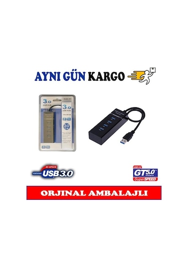4 Port Usb 3.0 Hub Çoklayıcı Çoğaltıcı Çoklama Switch Splitter Mo (326138995)