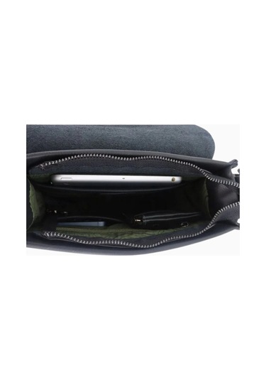 Discovery Heritage Metal Logolu 4l Kapasiteli Messenger Omuz Çantası Siyah 1