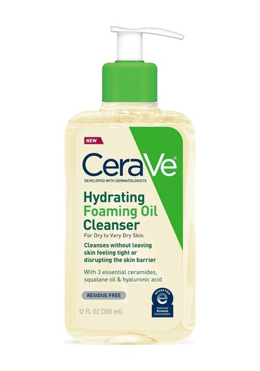 Cerave Nemlendirici Köpüren Yüz Temizleyici Yağ 355 ML