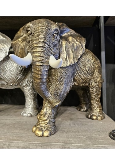 Dekoratif Fil Biblo Bronz-cengizhan Unaler