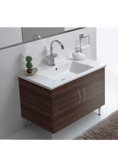 Turkuaz Seramik Arte Etajerli 75x45 cm Lavabo