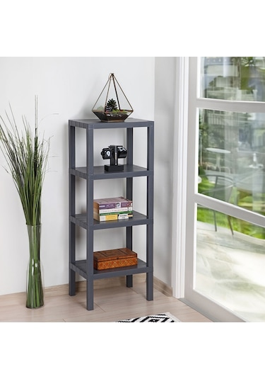 4 Katlı Modüler Raf Banyo Düzenleyici Mutfak Balkon Salon Bahçe Organizeri