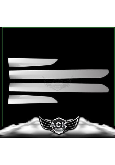 Ford Courier Krom Yan Kapı Çıtası 2014 Sonrası Paslanmaz Çelik