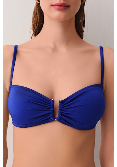 Suwen Metal Aksesuarlı Straplez Bikini Üst Sbn25540c982 Saks