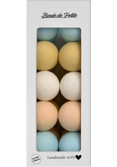 Creamy Işıklı Top Dekoratif Aydınlatma