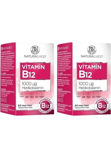 Naturalnest Vitamin B12 60 Tablet Firsat Paketi