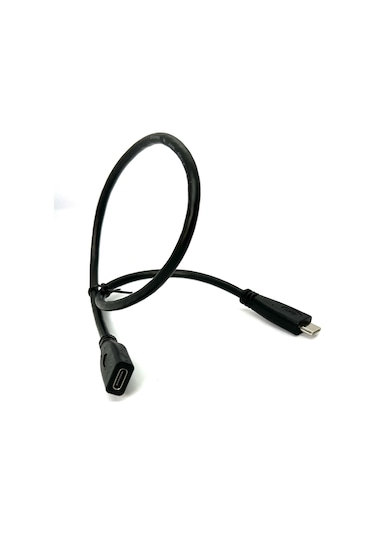 50cm Type C Uzatma Kablosu 0.5m Dişi Erkek Usb Type C Extension
