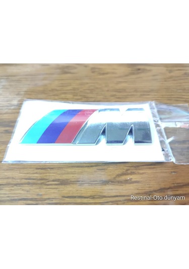 Bmw M Krom Kaplama Bagaj Arması Yazısı Logosu 3m 3d Abs Bmw E46 M Rozeti 8cm X 3cm M Logo