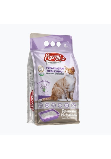 Super Premium Energy Kedi Kumu Lavanta Kokulu 10 Lt