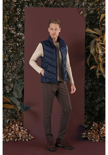 Y 161 Lacivert Klasik Yelek Lacivert