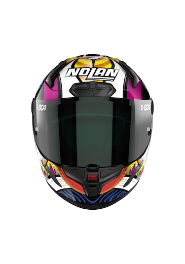 Nolan X-804 Rs Davıes 027 Beyaz - Mor - Siyah