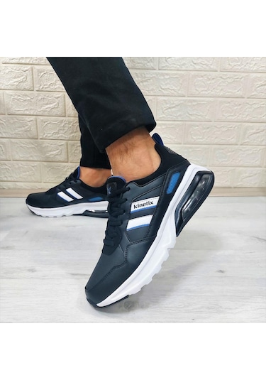 Kinetix Pagol Pu Siyah Fuspetli Air Atom Taban Spor Ayakkabı Siyah