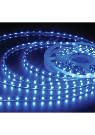 Cata Ct-4484 5 Metre 10 Çip Şerit Led İç Mekan Mavi Işık (454853920)