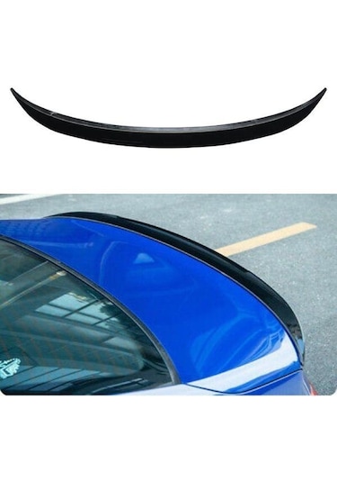 Honda Civic Fe1 Uyumlu Bagaj Üstü Anatomik Spoiler Piano Black 2022-